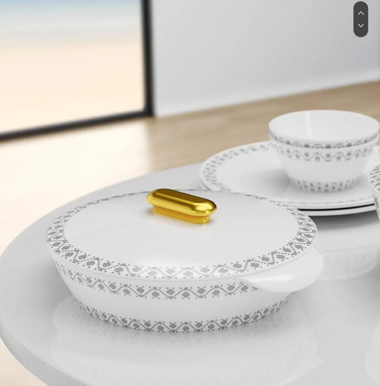 Heritage Double Glaze Dinner Set – 88 Pcs