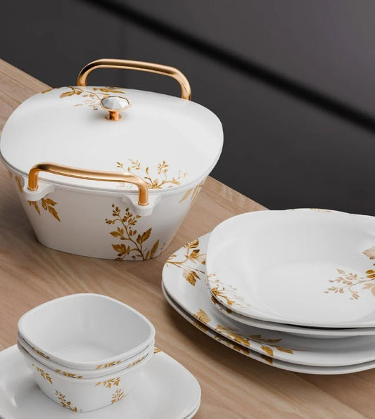 Vision Double Glaze 88-Piece Dinner Set