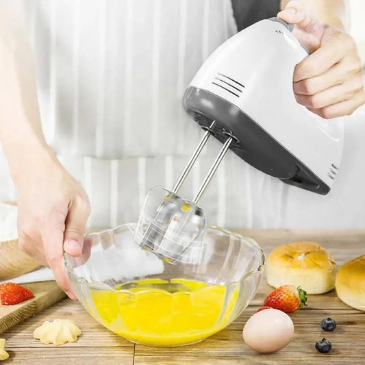 7-Speed Electric Hand Mixer – Beater & Cream Whisker Machine with Attachments