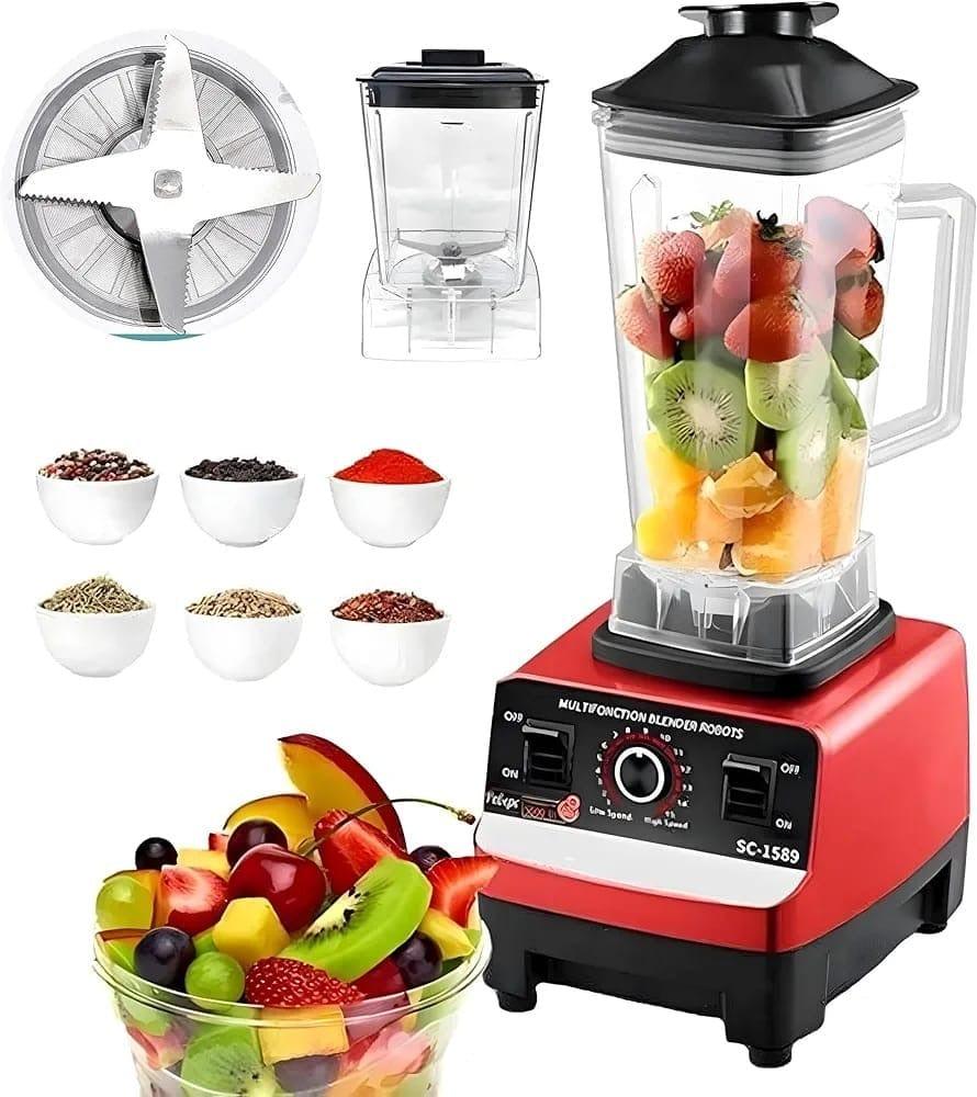 2-in-1 Electric Blender & Juicer 2L Jug – Copper Motor
