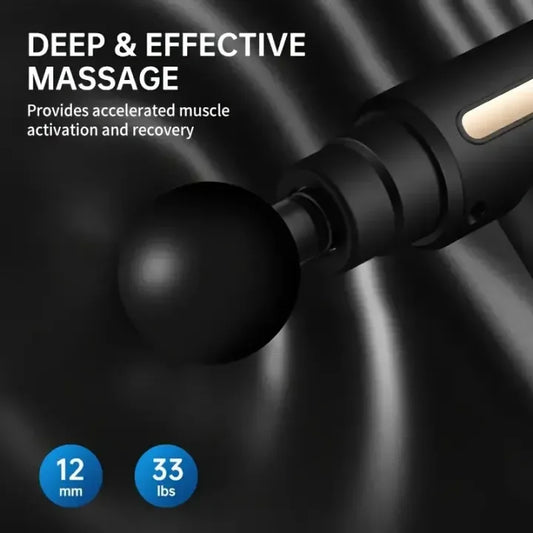 Deep Tissue Massage Gun – Compact, USB Rechargeable