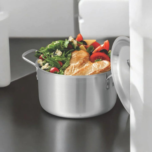 Haier Silver Steel Cookware Set – 16 Pcs