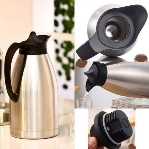 Stainless Steel Double Wall Vacuum Flask - Tea Thermos - Coffee Pot