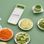 Vegetable grater and cutter tool with multiple blade attachments