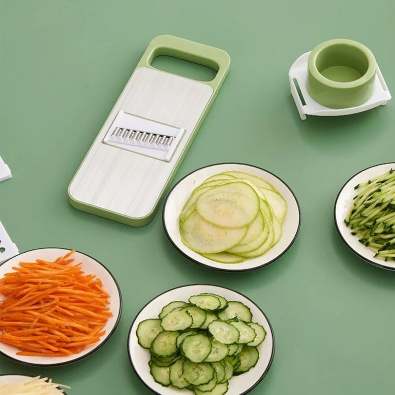Vegetable grater and cutter tool with multiple blade attachments