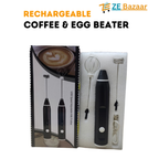 Rechargeable 2 in 1 Coffee & Egg Beater & Mixer Tool