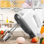 7-Speed Electric Hand Mixer – Beater & Cream Whisker Machine with Attachments