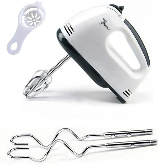 7-Speed Electric Hand Mixer – Beater & Cream Whisker Machine with Attachments