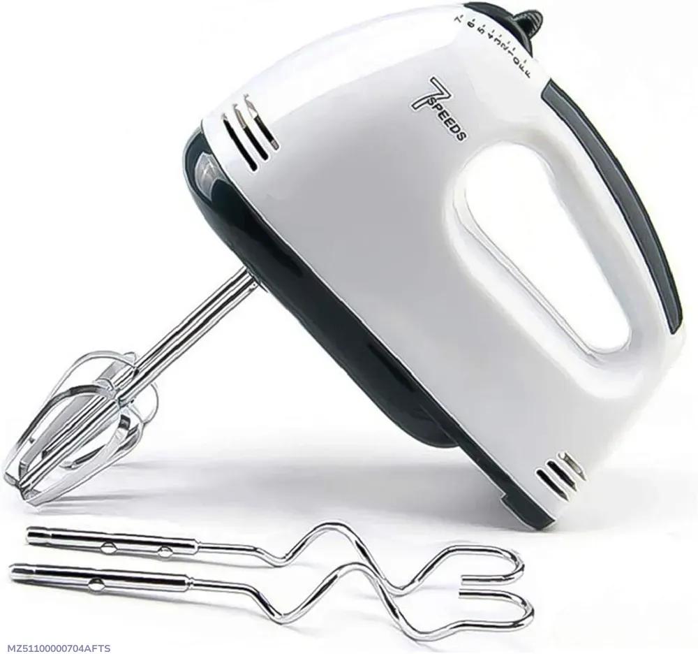 7-Speed Electric Hand Mixer – Beater & Cream Whisker Machine with Attachments