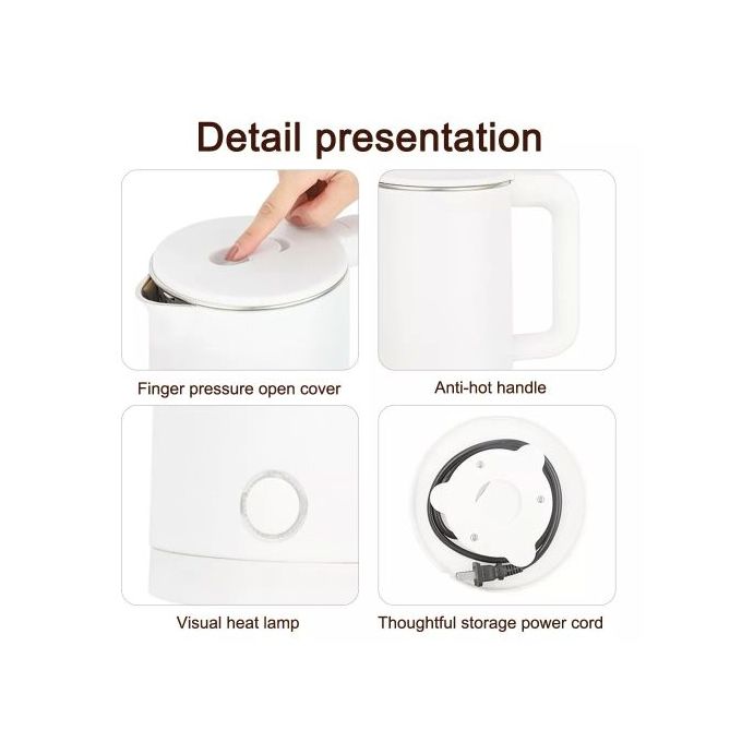 Double Layer Cool Touch Electric Kettle