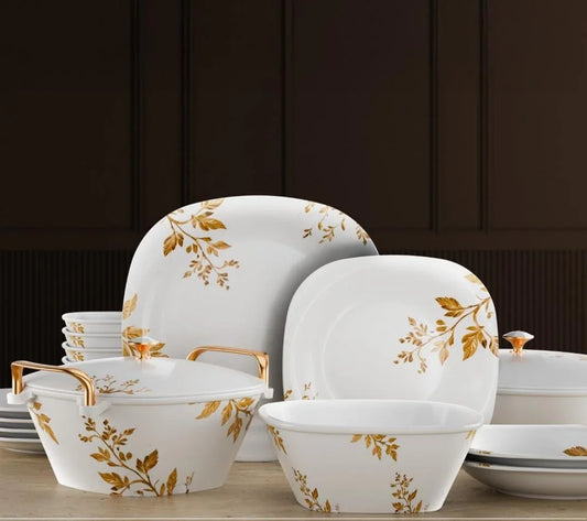 Vision Double Glaze 88-Piece Dinner Set