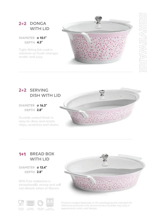 Trend Double Glaze Dinner Set – 80 Pcs