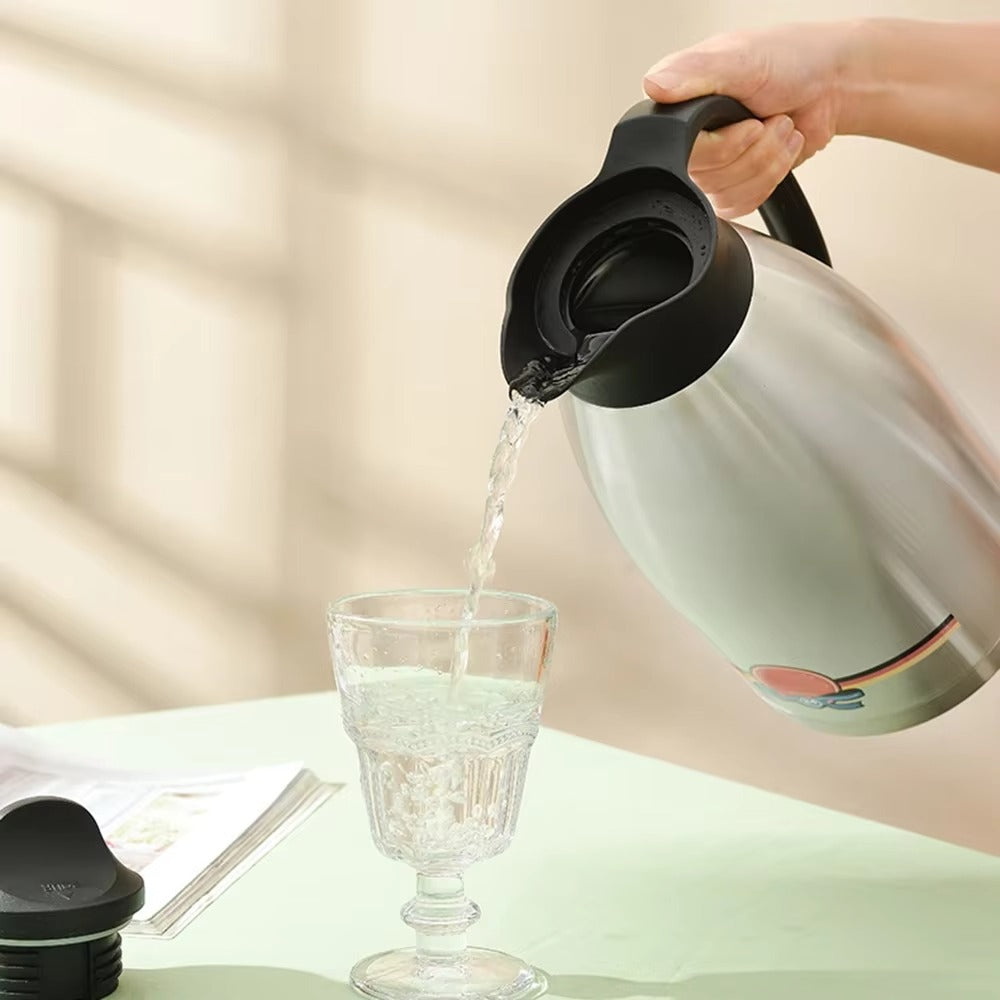 Stainless Steel Double Wall Vacuum Flask - Tea Thermos - Coffee Pot