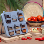 Mini Spice Rack Set – 6 Jars