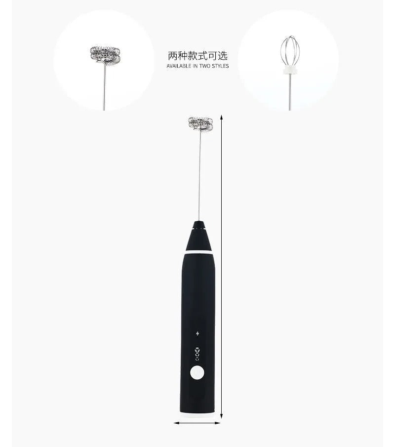 Rechargeable 2 in 1 Coffee & Egg Beater & Mixer Tool