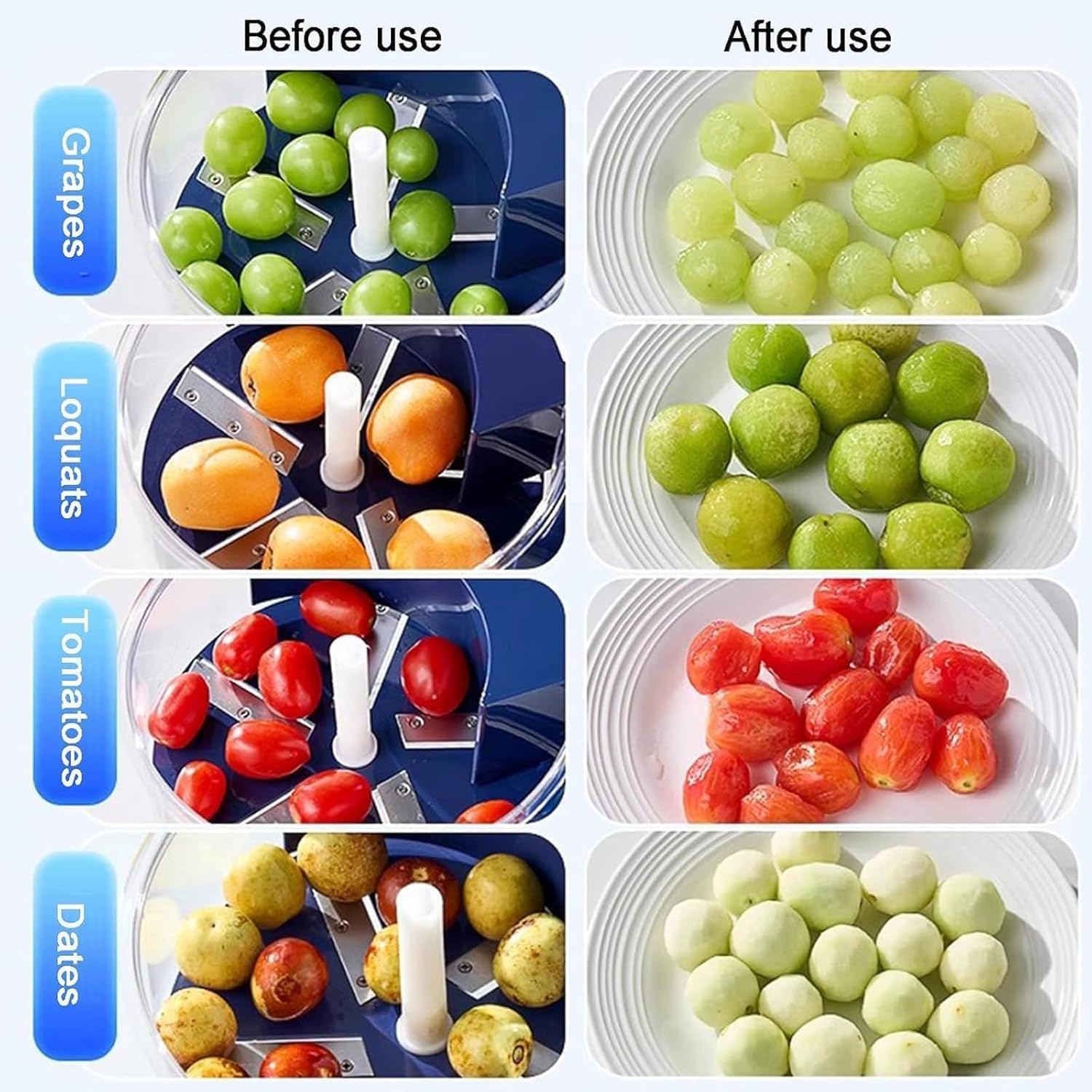 rechargeable fruit skin remover machine peeling Sanhua plum and Sunshine Rose plum food grade zebazaar