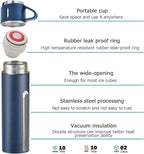 Stainless Steel Vacuum Flask Set With Cups 500ml